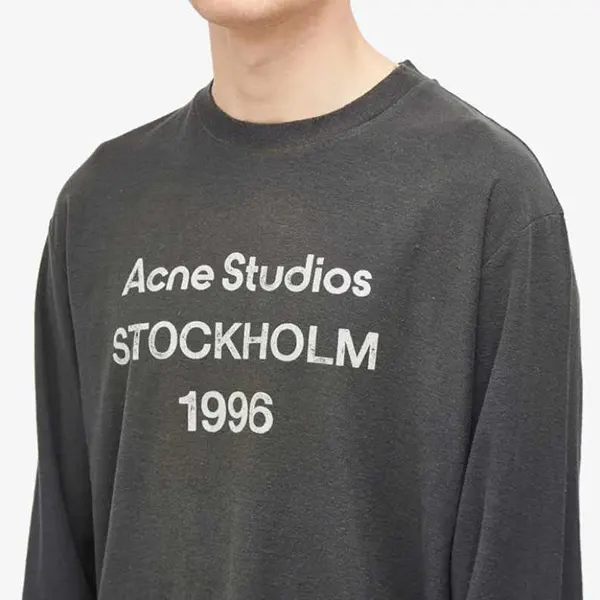 アクネストゥディオズ◆ロゴ 長袖 Tシャツ 偽物 w25062001