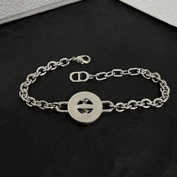ディオール ストーンアイランド bracelet ブラス＆ブラックレジン B2438HOMMT