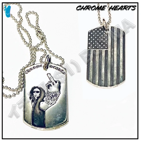 大人気のキュートさクロムハーツ リチャード スターク アメリカ DOG TAG ネックレス 偽物 ch2567