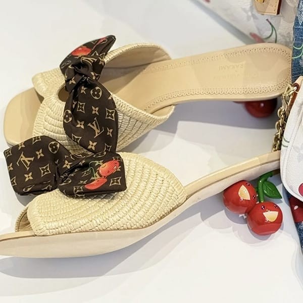 ルイヴィトン LV×TM チェリー ミュール コピー 1AHLSE 【ヒールが可愛い♪】