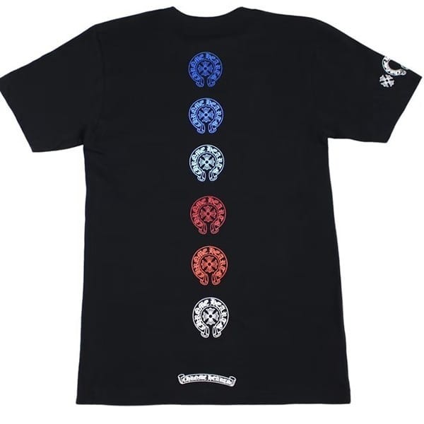 格安クロムハーツ Multi Colored Horseshoe Tシャツ コピー ch256131