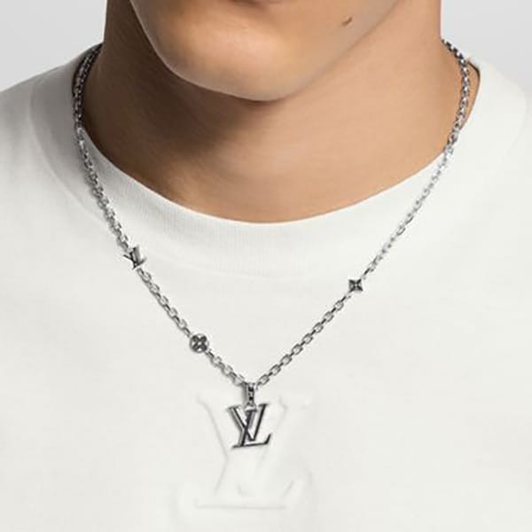 即納でお届け【ルイヴィトン】チェーン・LV ユアーズ 偽物 ネックレス シンプル M02740