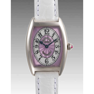 フランクミュラーFRANCK MULLERコピー トノウカーベックスクロノメトロ 1752QZ CHRONOMETOROレディース パープル