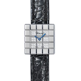 ショパールChopardコピー アイスキューブ レディース クォーツ ホワイトゴールド ダイヤモンド シルバー27/82452