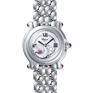 ショパールChopardコピー ハッピースポーツ　ムーンスター 27/8250-21レディース クォーツ ホワイト シェル