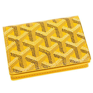 ゴヤールコピー カードケース 名刺入れ 定期入れ icカード パスケース メンズ レディース ヘリンボーン イエロー YELLOW APM421 08 高級
